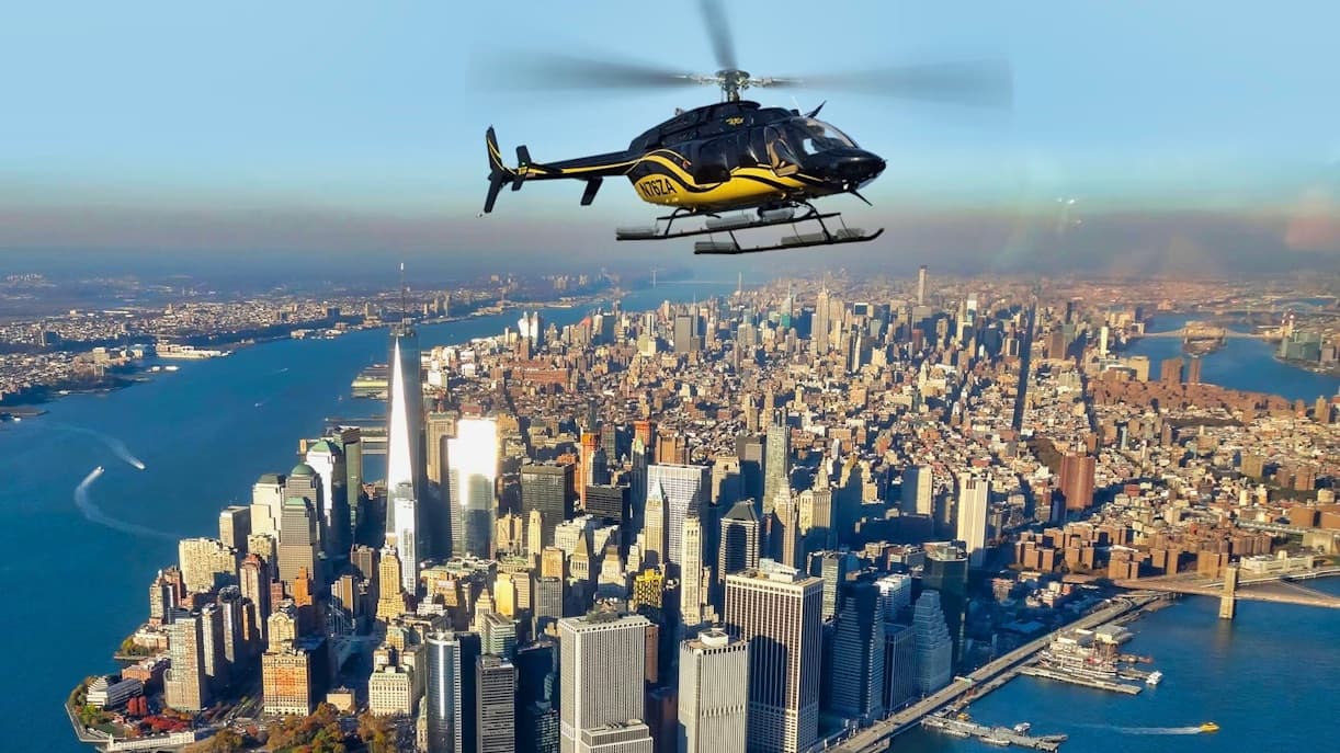 Private Helicopter Architecture Tour of New York